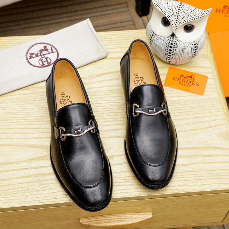 H**mes leather shoes